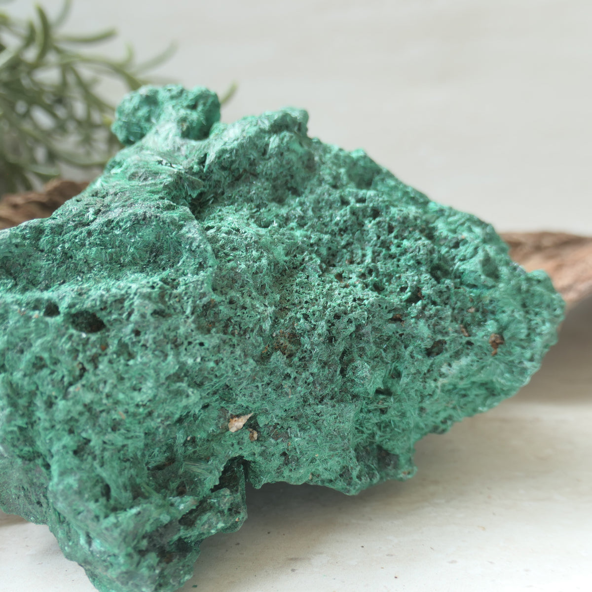 Fibrous Malachite Specimen Large