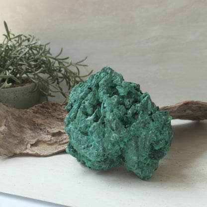 Fibrous Malachite Specimen Large