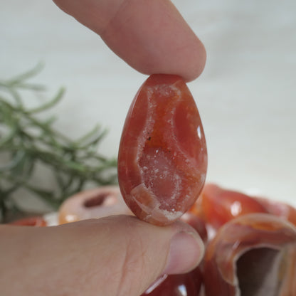 Carnelian Druzy Egg 11
