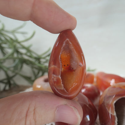 Carnelian Druzy Egg 10
