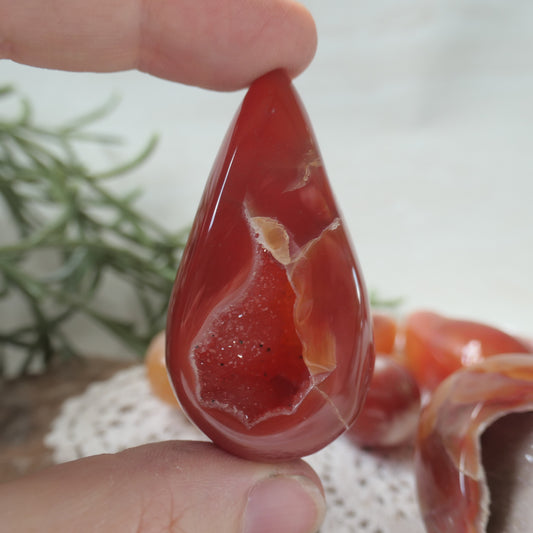 Carnelian Druzy Egg 9