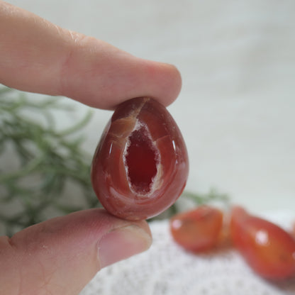 Carnelian Druzy Egg 5