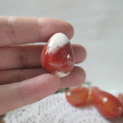 Carnelian Druzy Egg 5