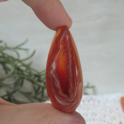 Carnelian Druzy Egg 3