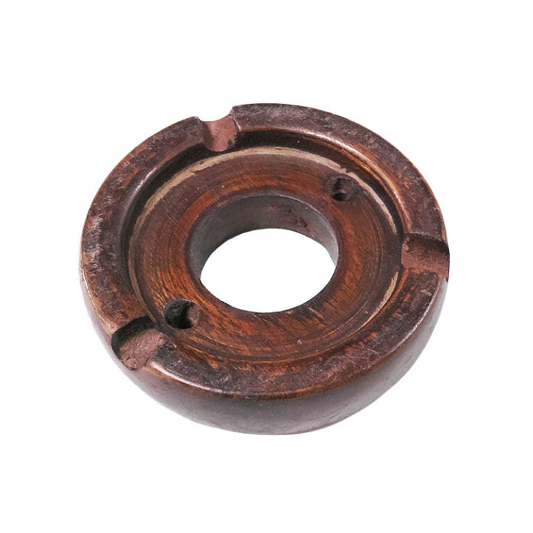 Round Timber Base (Lamp Component) – Small
