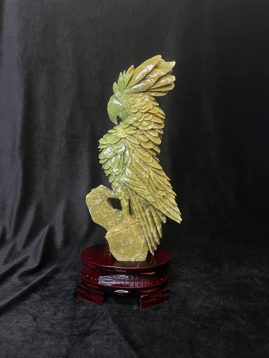 Xiuyu Jade (Serpentine) Cockatoo
