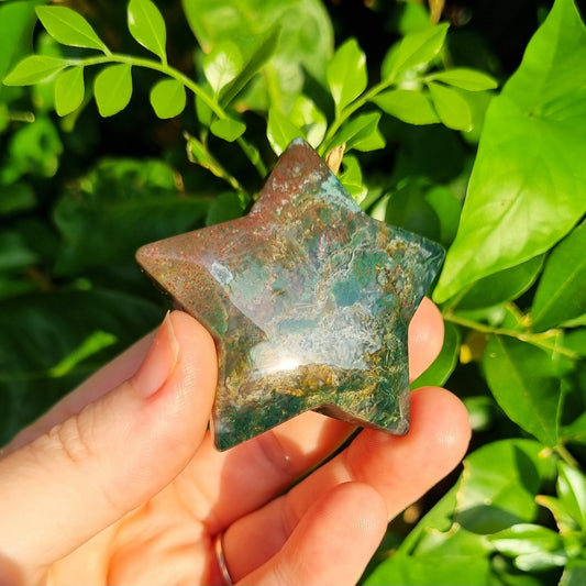 Moss Agate Stars