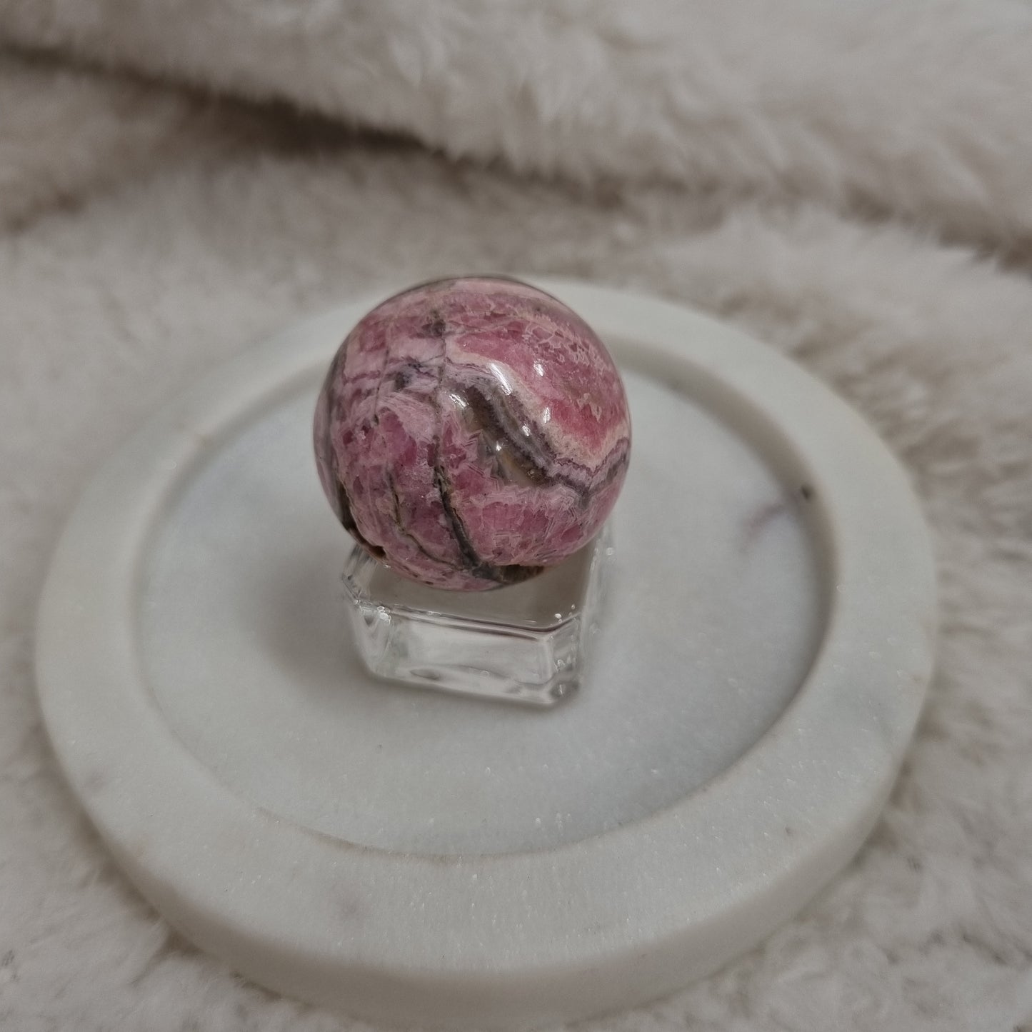 Rhodochrosite Sphere