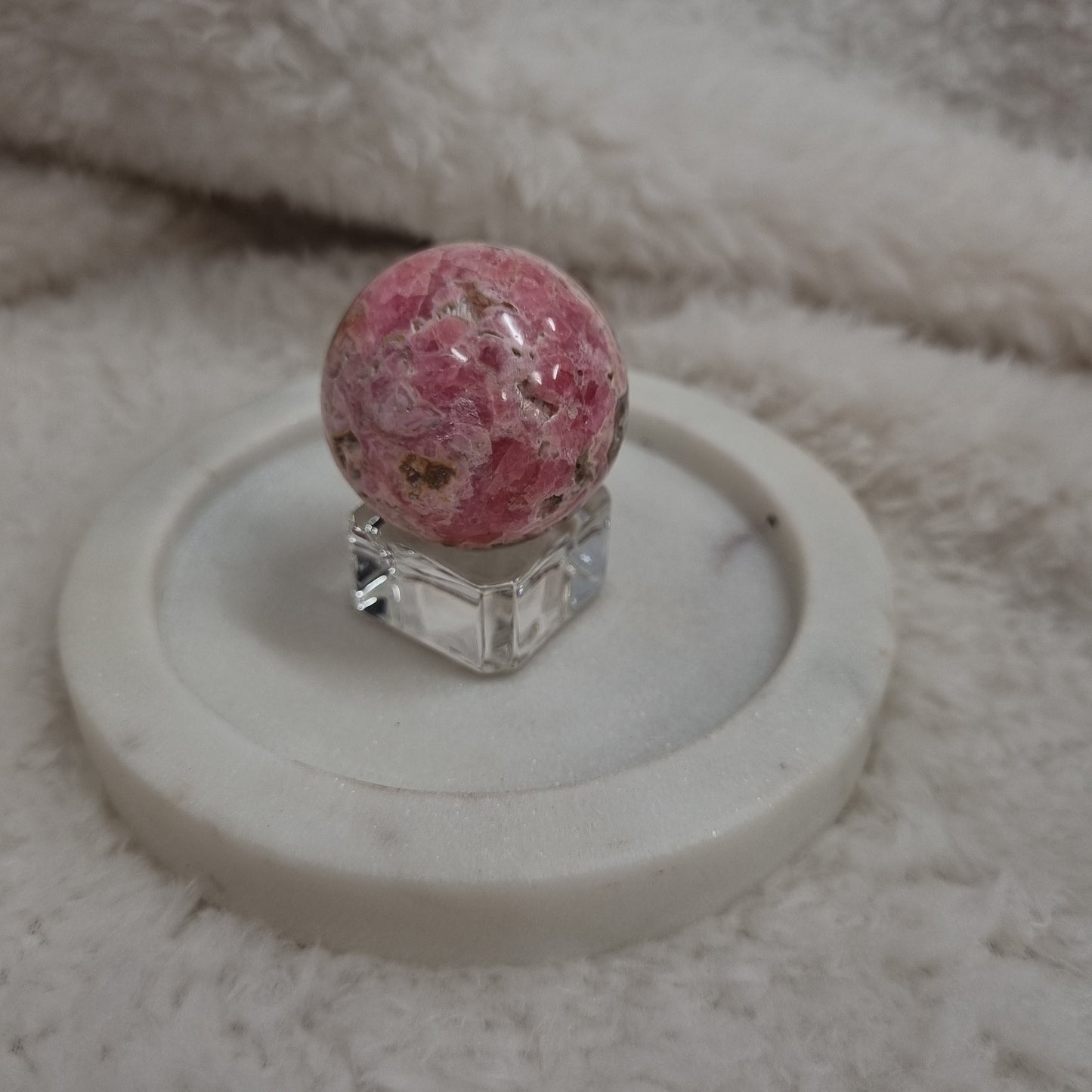 Rhodochrosite Sphere