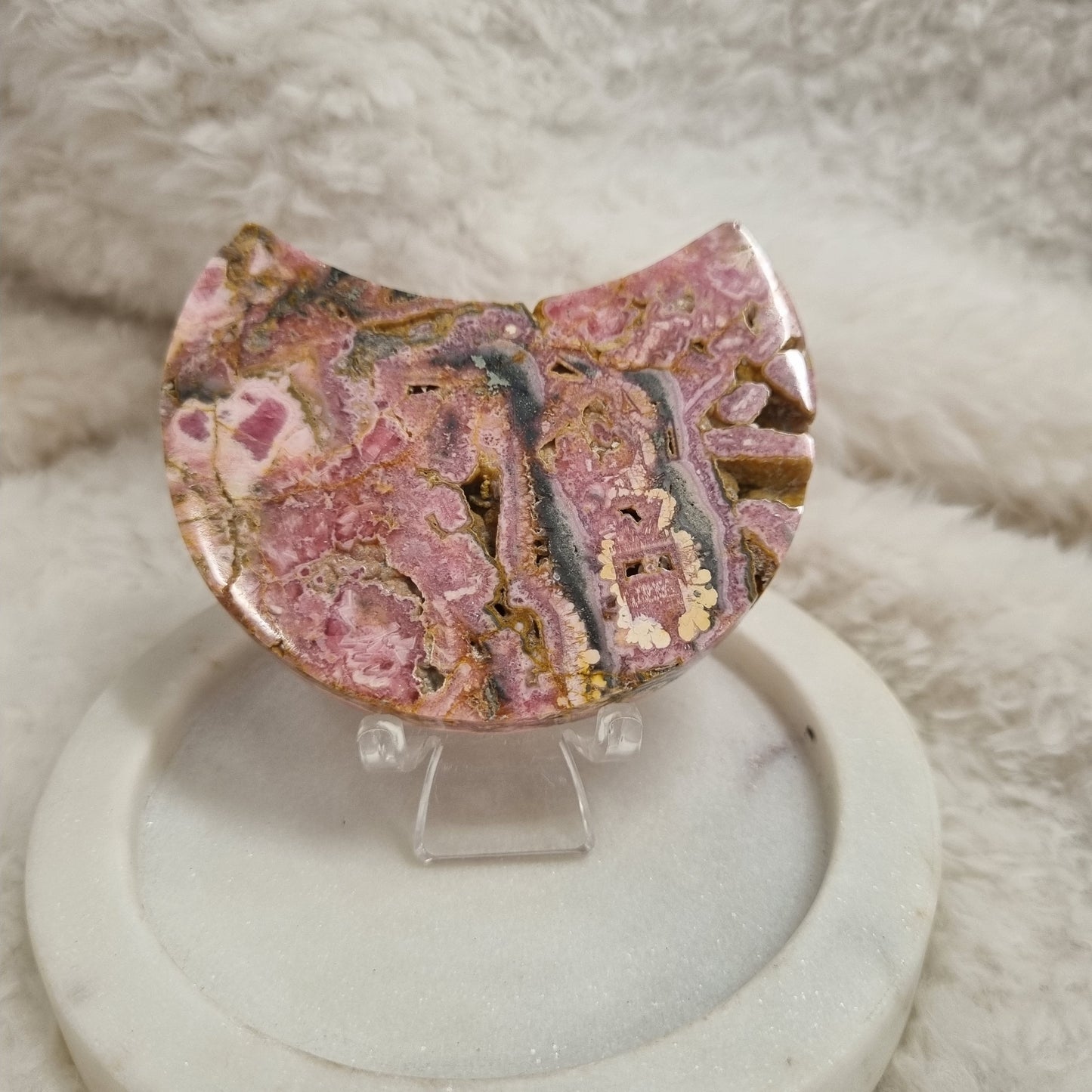 Rhodochrosite Moon