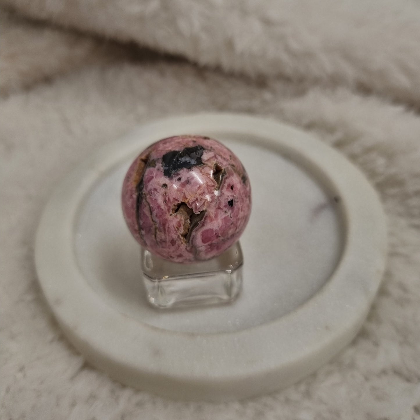 Rhodochrosite Sphere